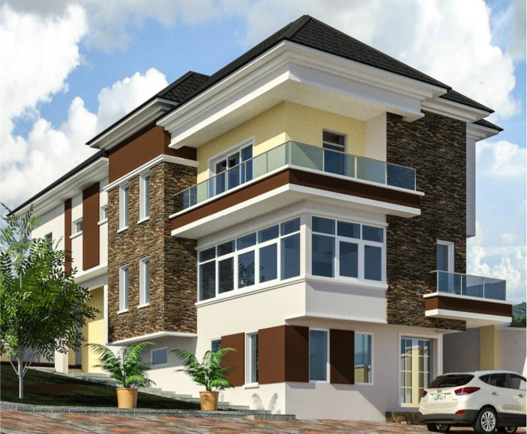 3D design of a 2 story house